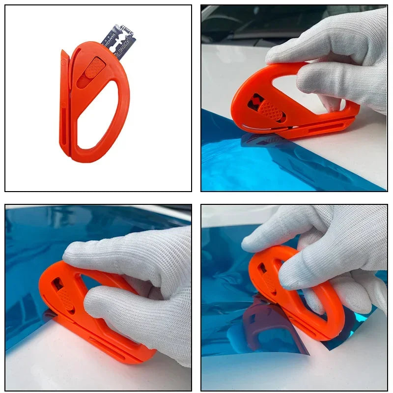 Application Tools Kit | Set Vinyl Wraps Tool | Squeegee Scraper Cutter Knife for Security Film