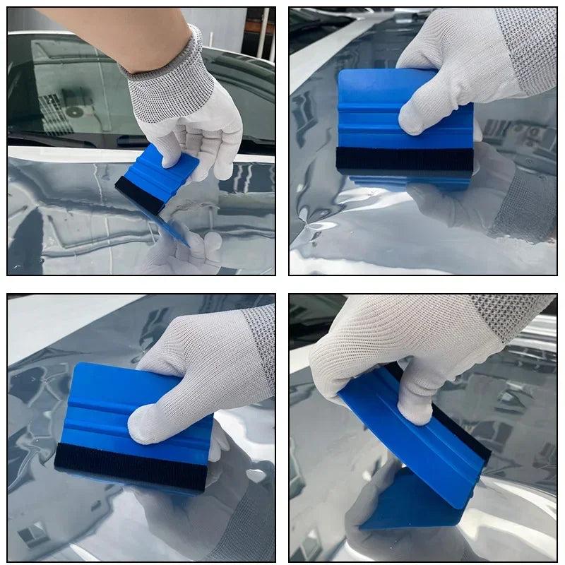 Application Tools Kit | Set Vinyl Wraps Tool | Squeegee Scraper Cutter Knife for Security Film